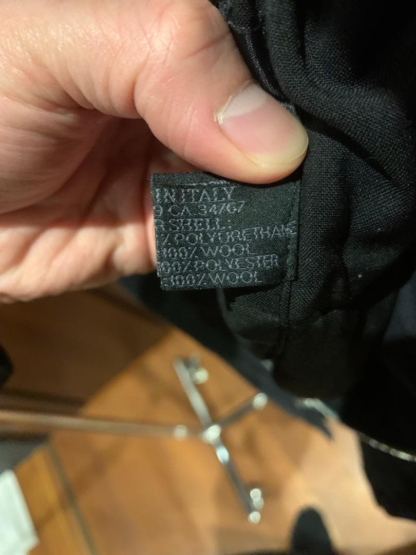 【汚れ&ベタつきあり】PRADA コート ダークグレー S