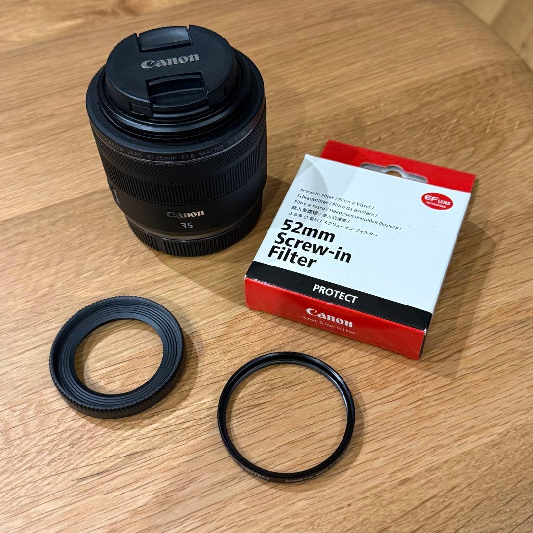 【ほぼ未使用】キャノン RF35mm F1.8 MACRO IS STM