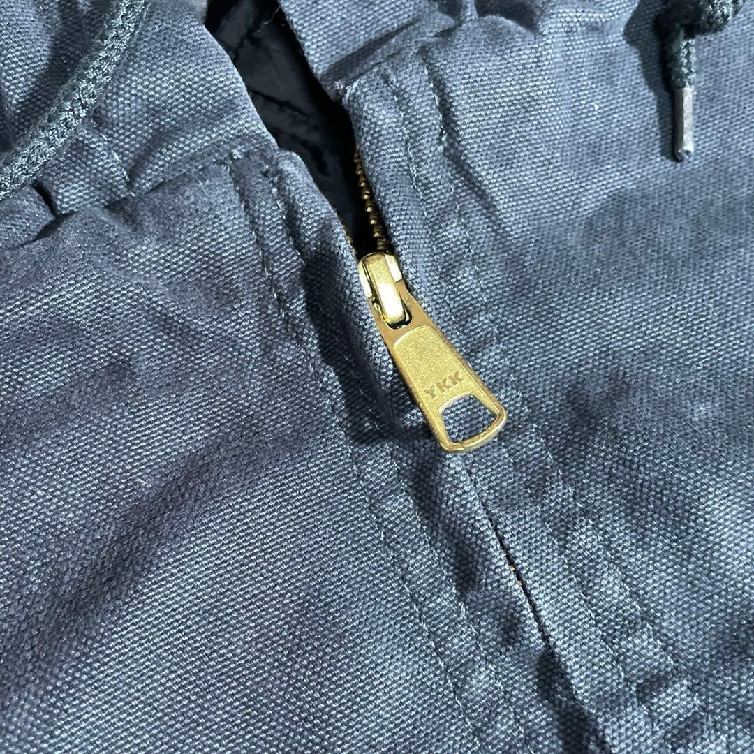 Dunbrookeダック地アクティブジャケットL鬼フェード刺繍ロゴvintage