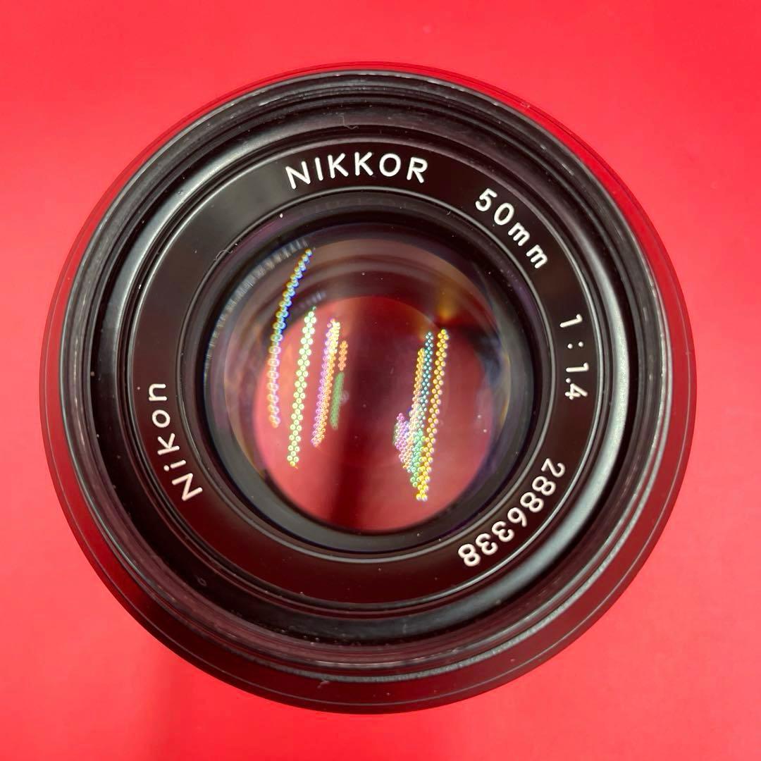 Nikon Nikkor 50mm f/1.4 単焦点レンズ フィルター付