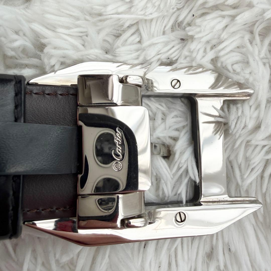 【美品】Cartier カルティエ サントス ドゥ ベルト リバーシブル