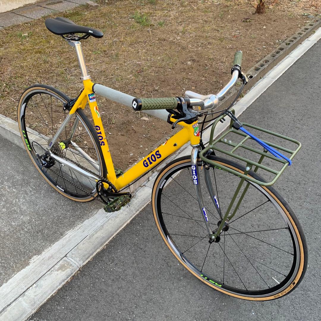 GIOS ジオス 街乗り 完成車 フロントラック ロードバイク クロスバイク