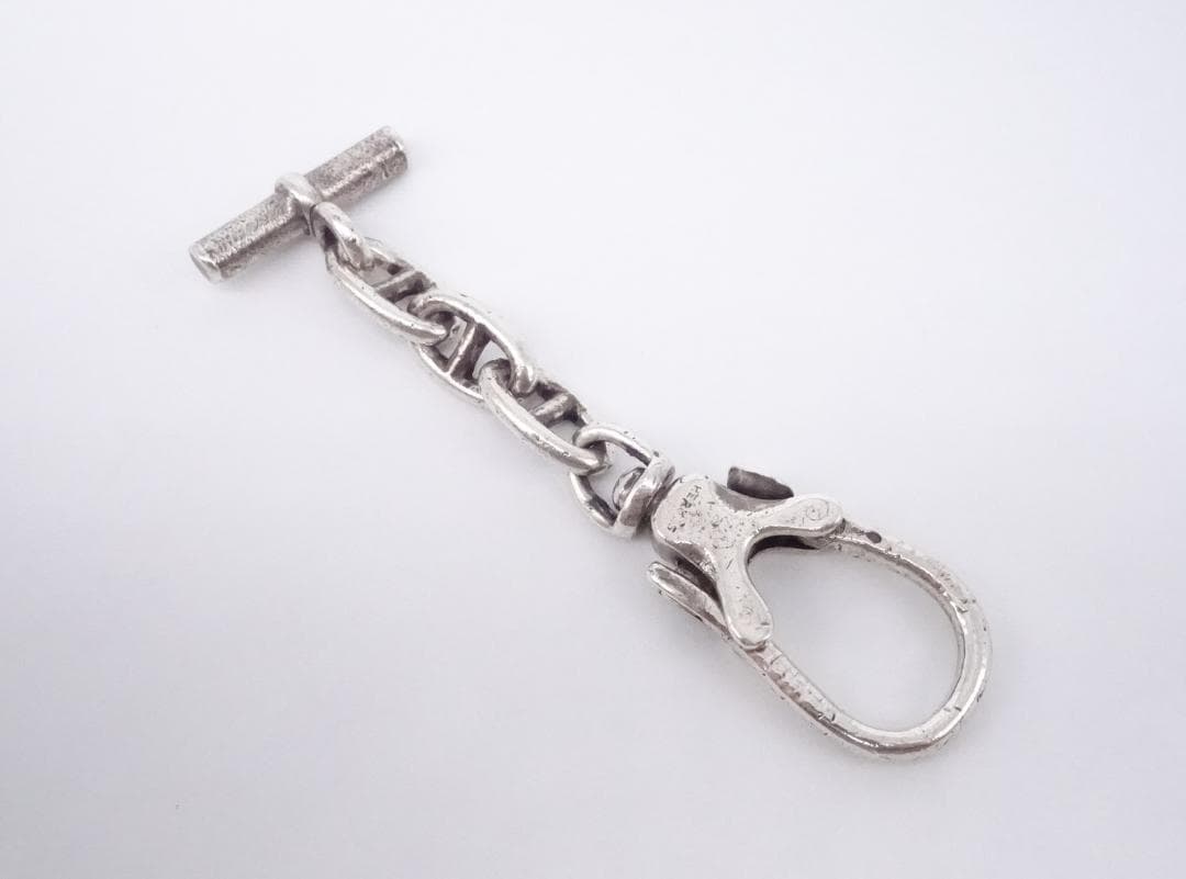 HERMES エルメス シェーヌダンクル キーホルダー キーリング ヴィンテージ