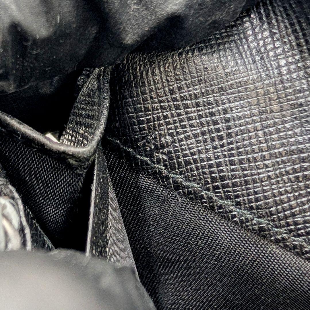 PRADA 長財布 二つ折り プラダ サフィアーノレザー メタルロゴ ブラック