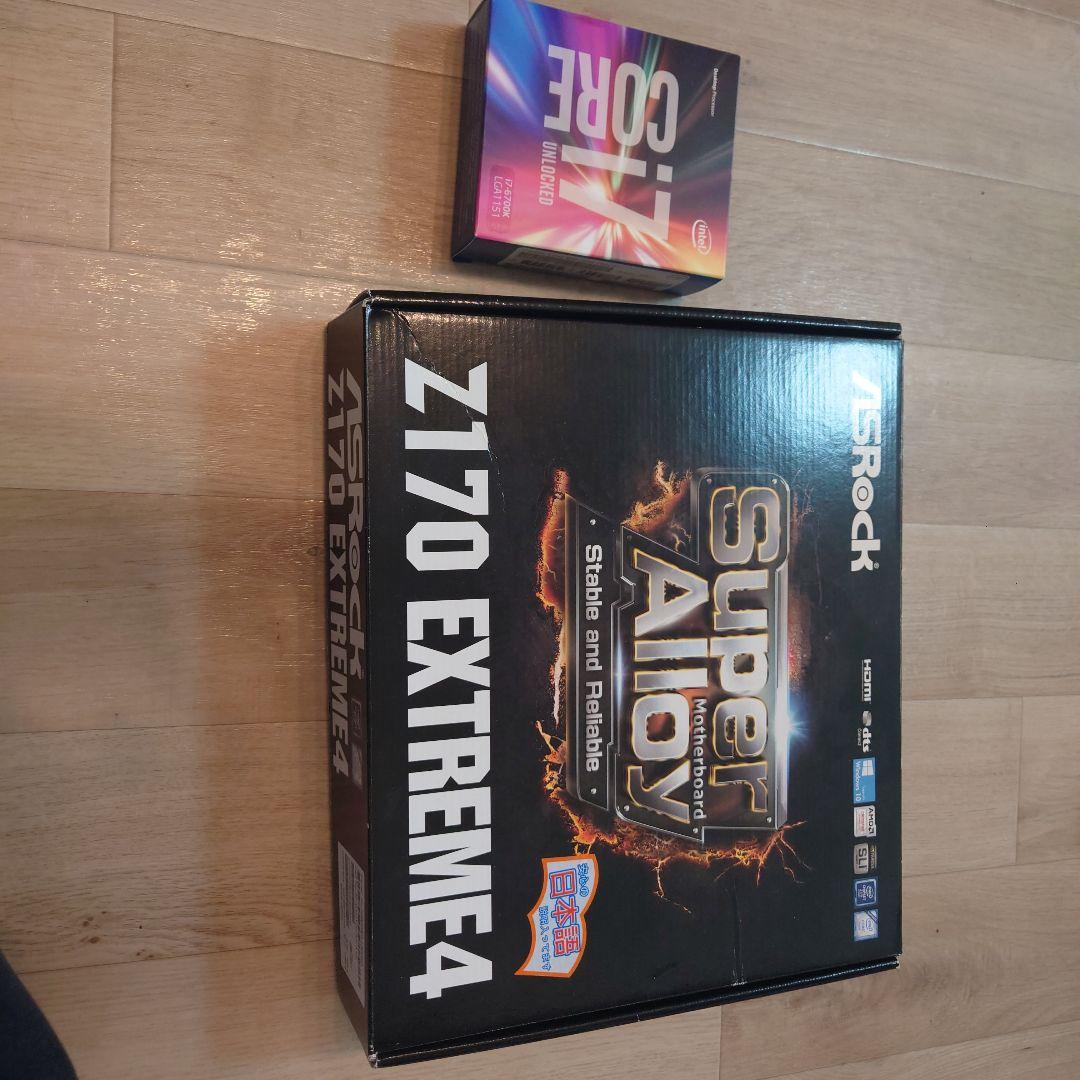 グラフィックボード・グラボ・ビデオカード Z170 EXTREME4 + Intel Core i7-6700K