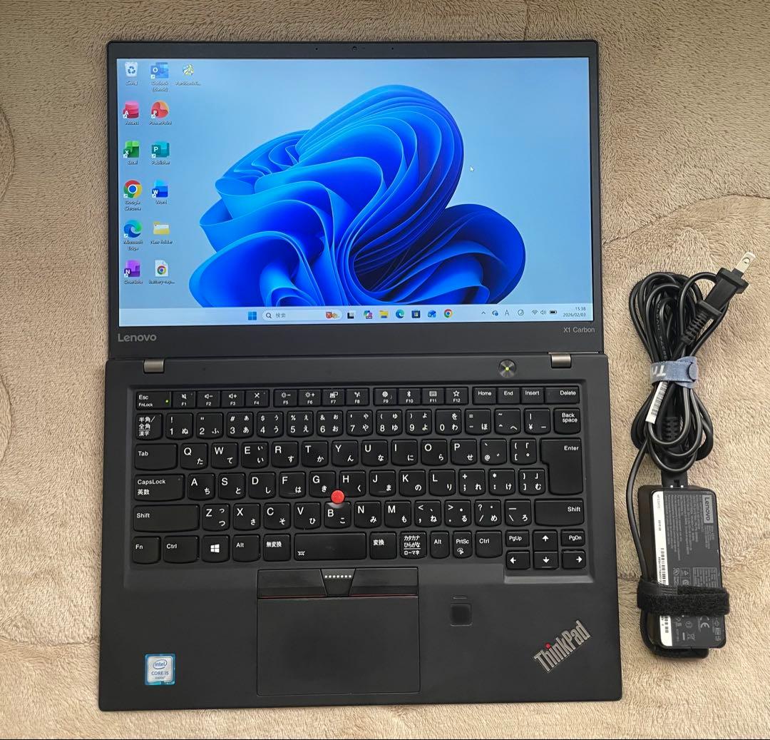 その他ノートPC本体 Lenovo ThinkPad x1 Carbon gen 5th