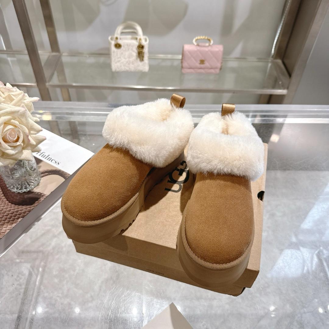 早い者勝ち！UGG ブラウン ムートンブーツ 厚底