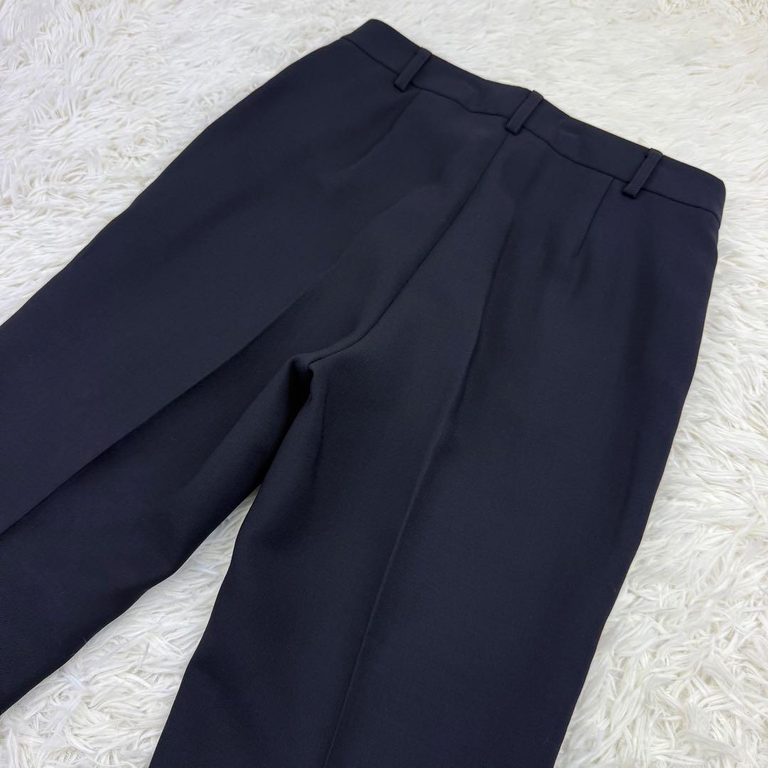 美品 バーバリーロンドン スーツ セットアップ ジャケット フレアパンツ 黒