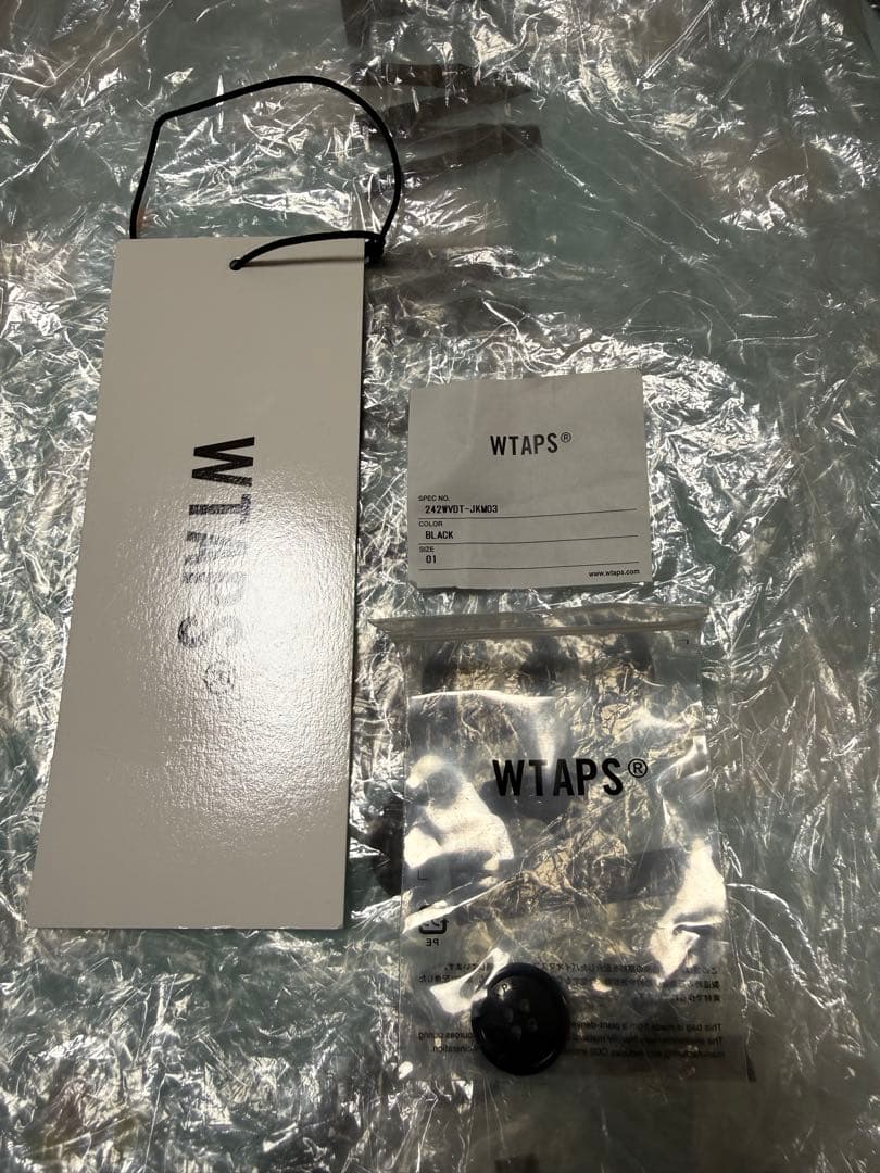 【美品】WTAPS　242WVDT-JKM03SMOCK ブラック　Sサイズ