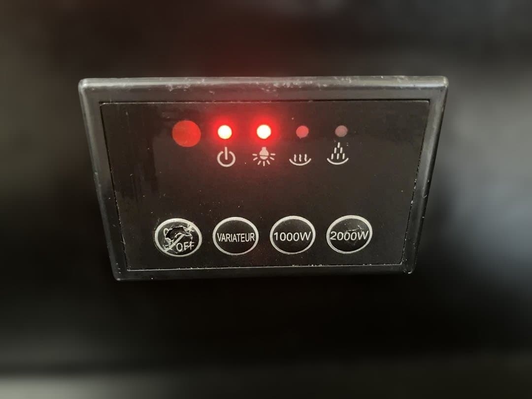 【52万円購入】ヴィンテージ彫刻 電子暖炉 大型 4段階温風機能｜クラシック