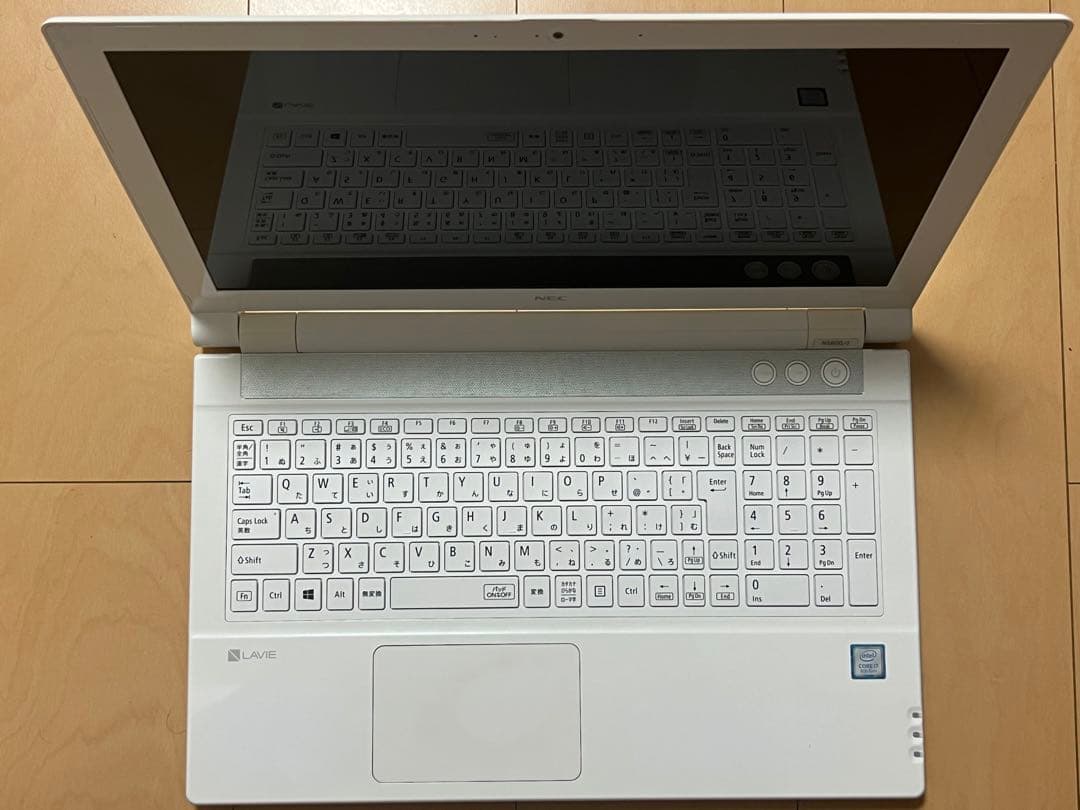 LAVIE ノートPC ホワイト 日本語キーボード