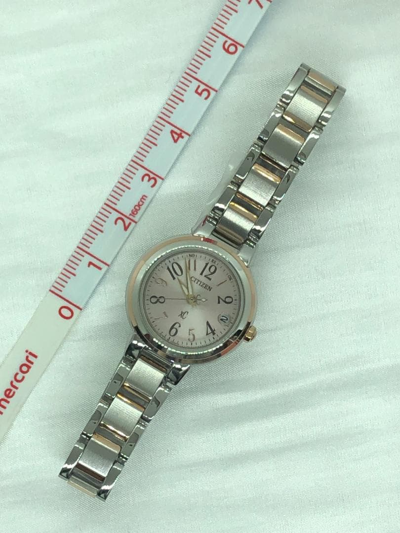 Xc クロスシー CITIZEN シチズン 電波時計 ピンクコンビカラー 未使用