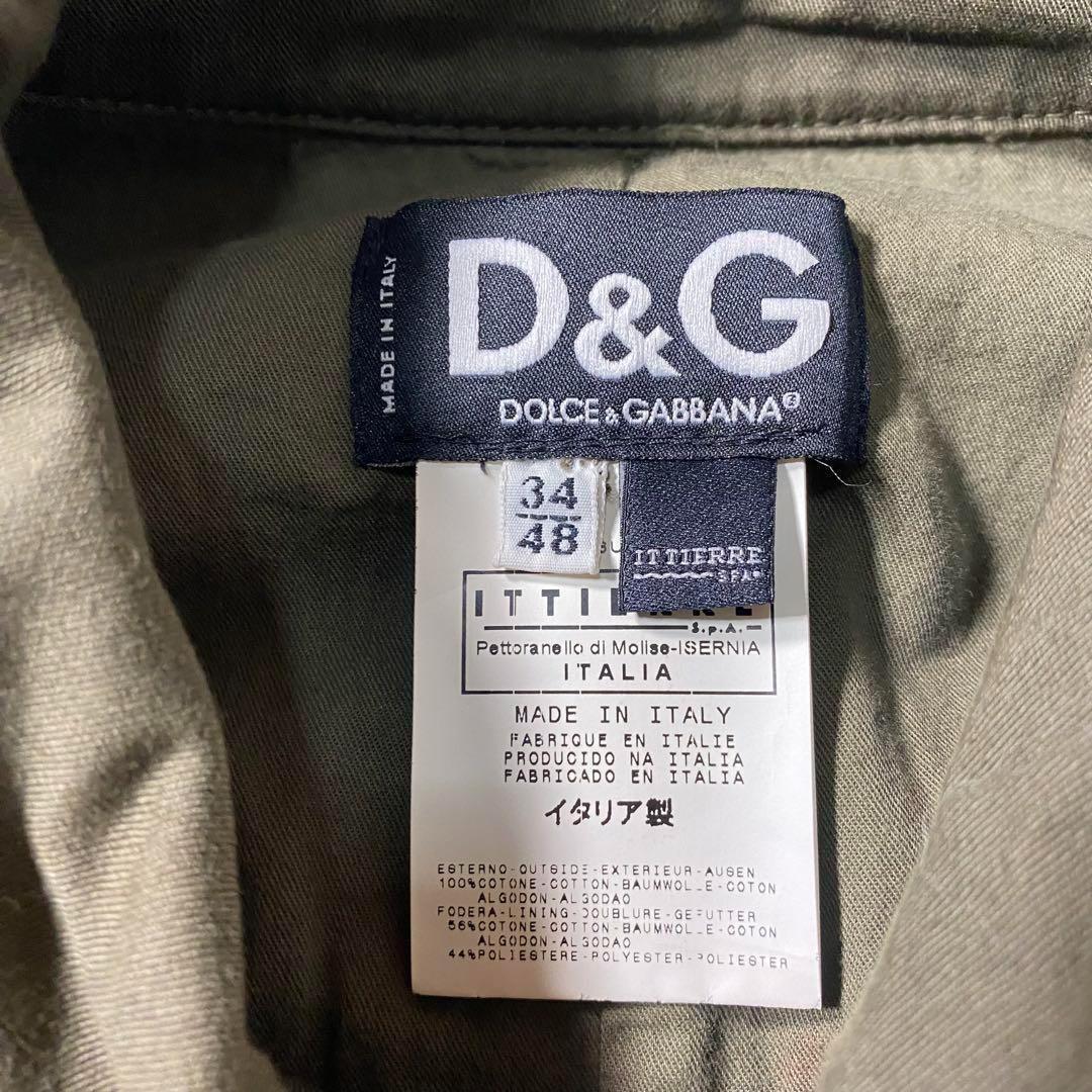 【良品】ドルチェアンドガッバーナ　ブルゾン　ITTIERRE　ミリタリー　L