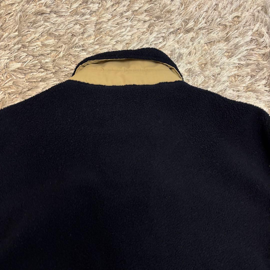 80~90s ラルフローレン 三角タグ フリース スイングトップ ネイビー L