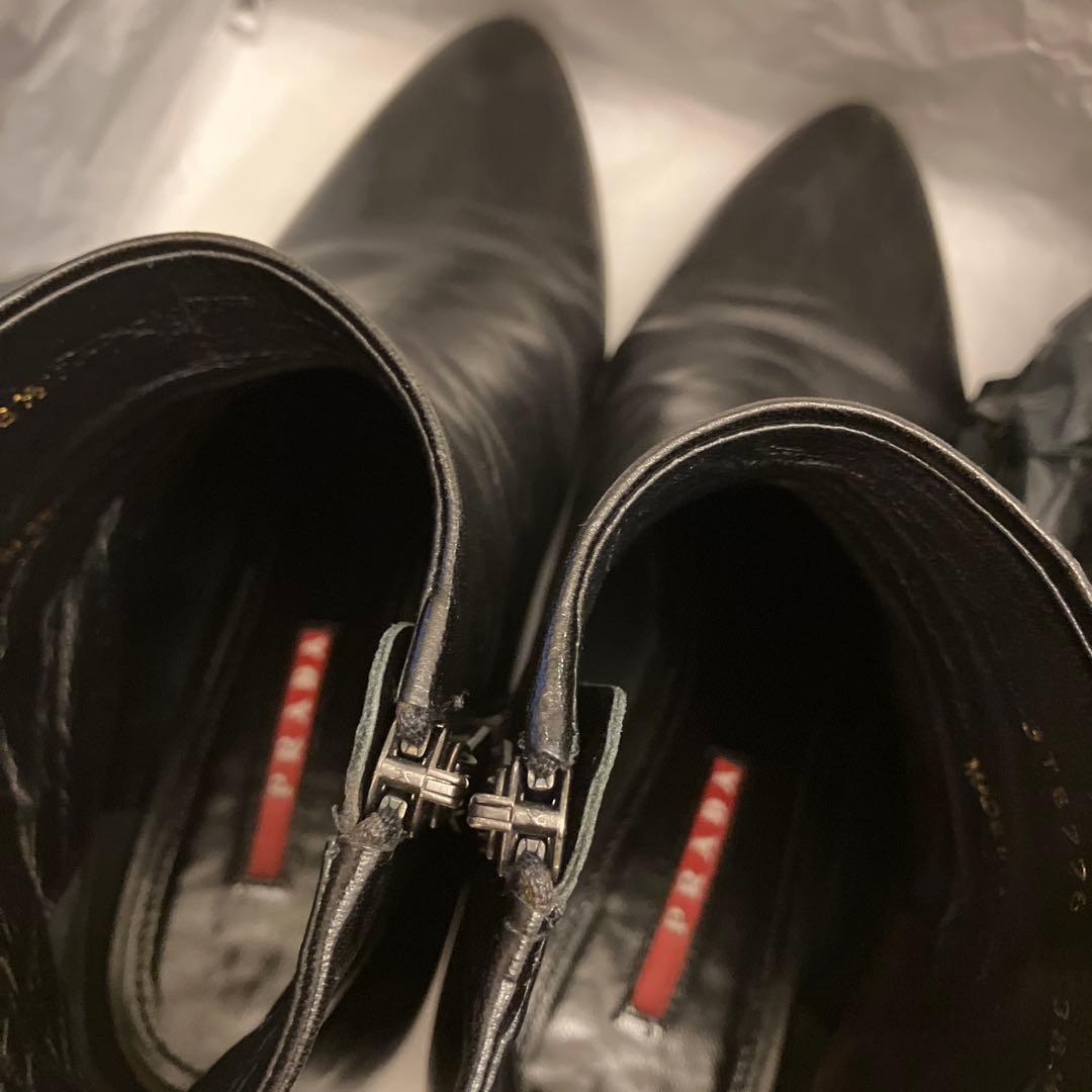 プラダ　ショートブーツ　38.5