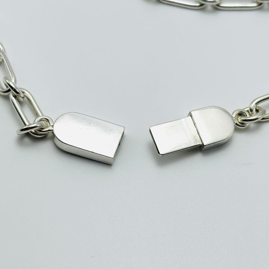 GUCCI トムフォード期　ID オーバルリンクチェーン　シルバーネックレス