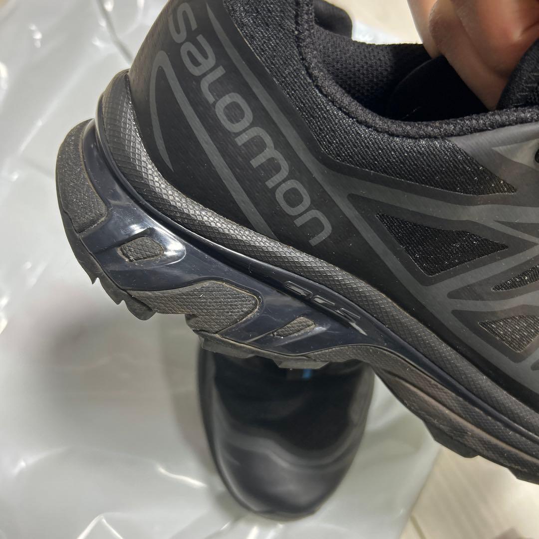 S*a様 Salomon ブラック スニーカー 27.5センチ