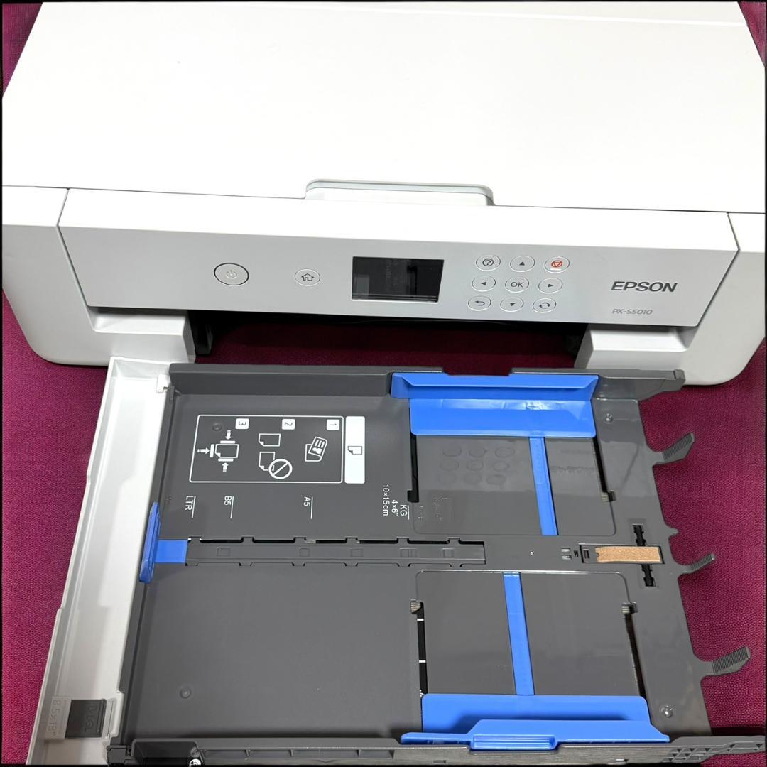 ☆美品 エプソン PX-S5010 ホワイト インクジェットプリンター A3ノビ
