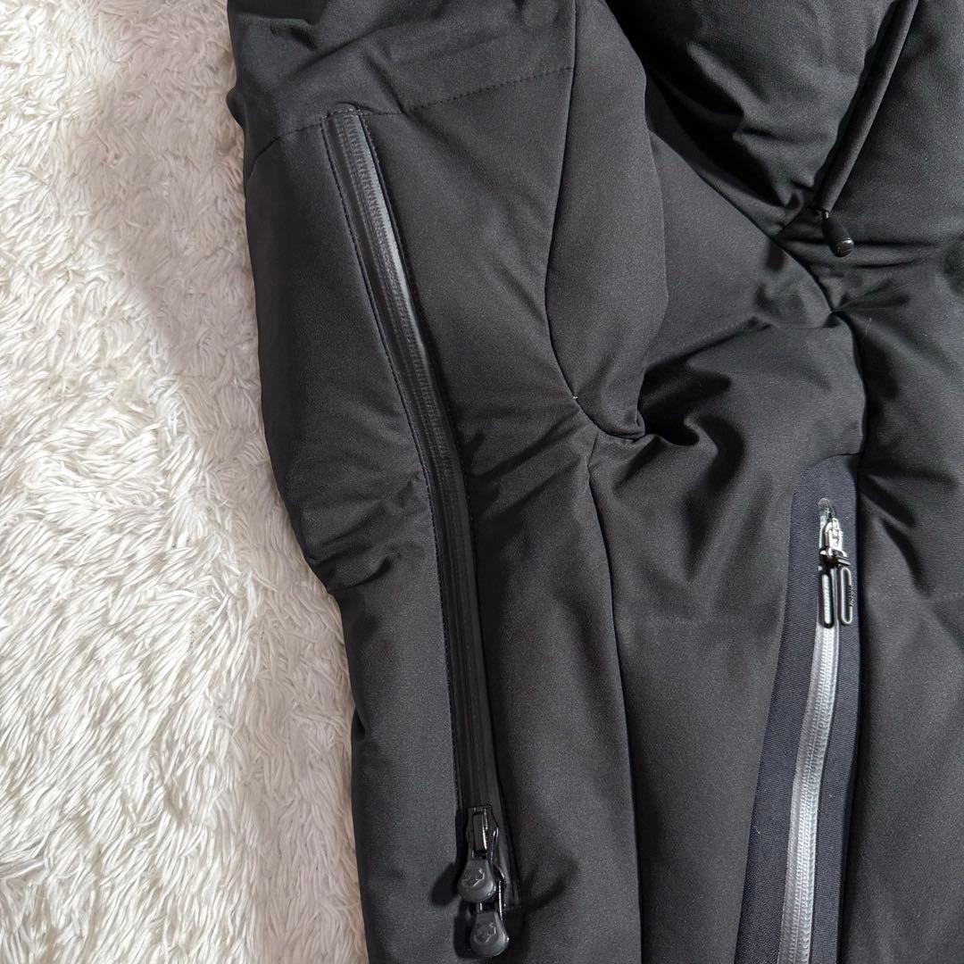極美品 水沢ダウン DESCENTE ダウンジャケット マウンテニア ブラック