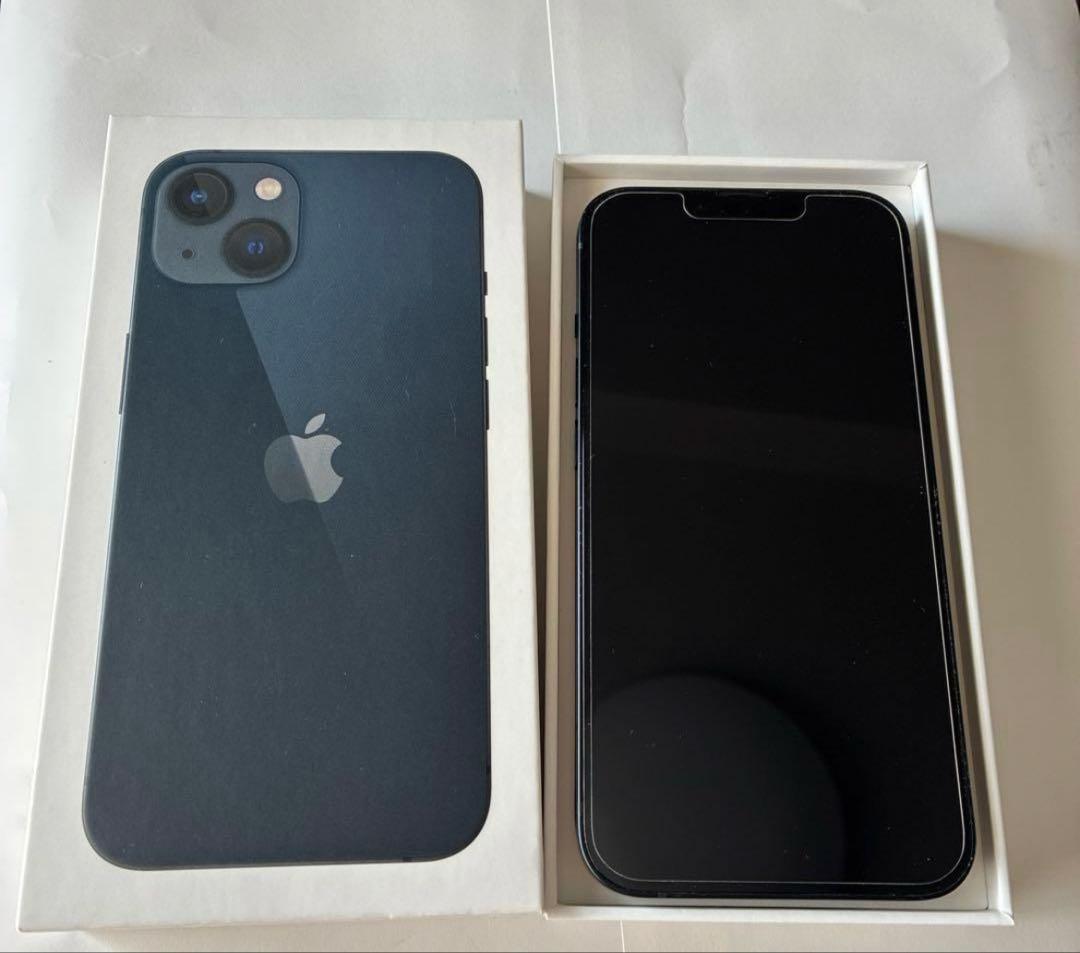 Apple iPhone 13 ブラック 本体 箱付き