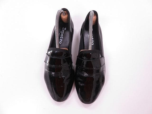 mari！レペット　ローファー　マイケル　エナメル　黒　靴　23.5cm