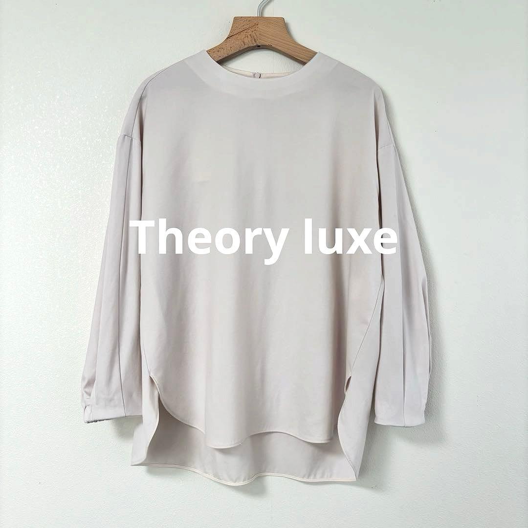 セオリーリュクス　ウールセーラーブラウス　長袖ブラウス　アイボリー　サイズ38