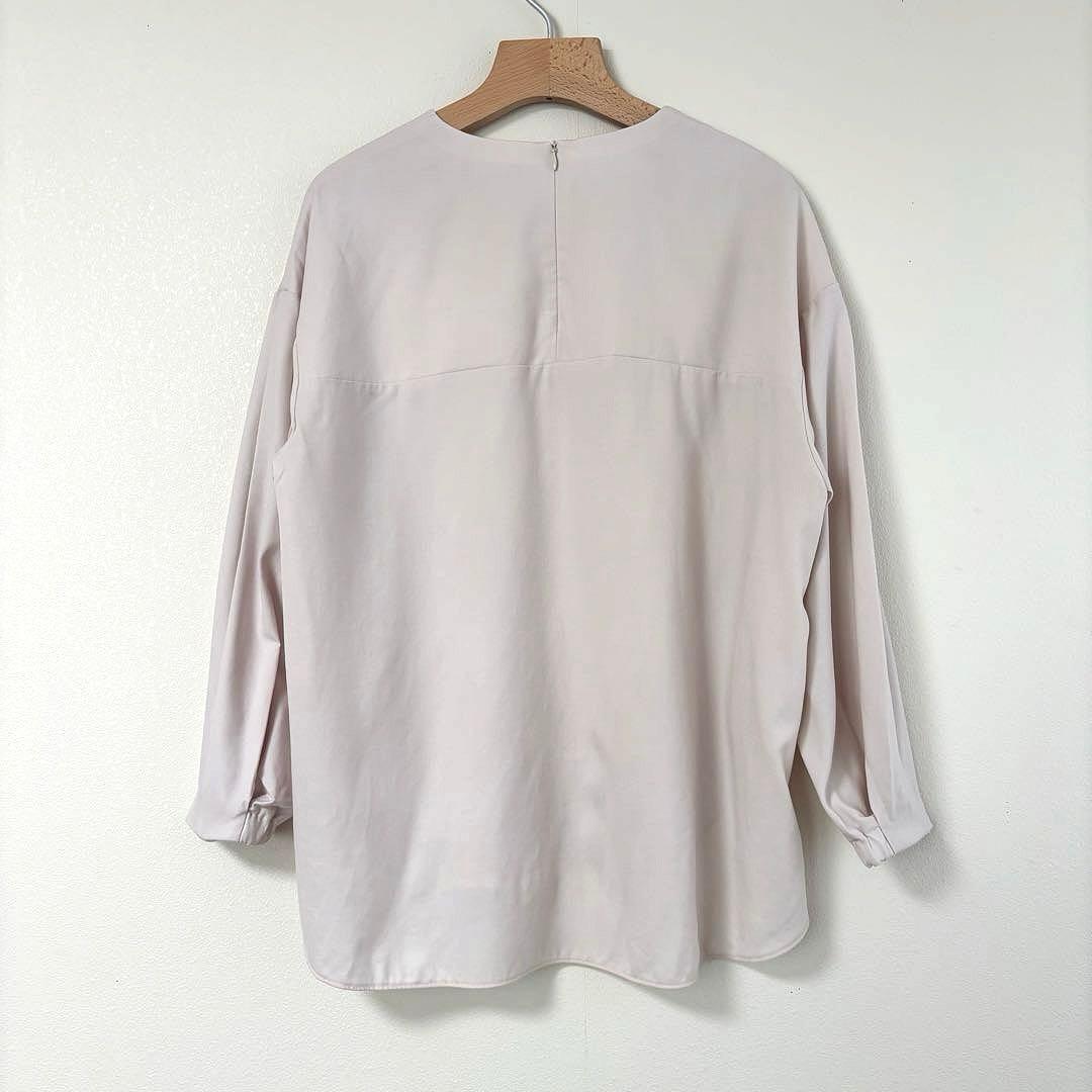 セオリーリュクス　ウールセーラーブラウス　長袖ブラウス　アイボリー　サイズ38