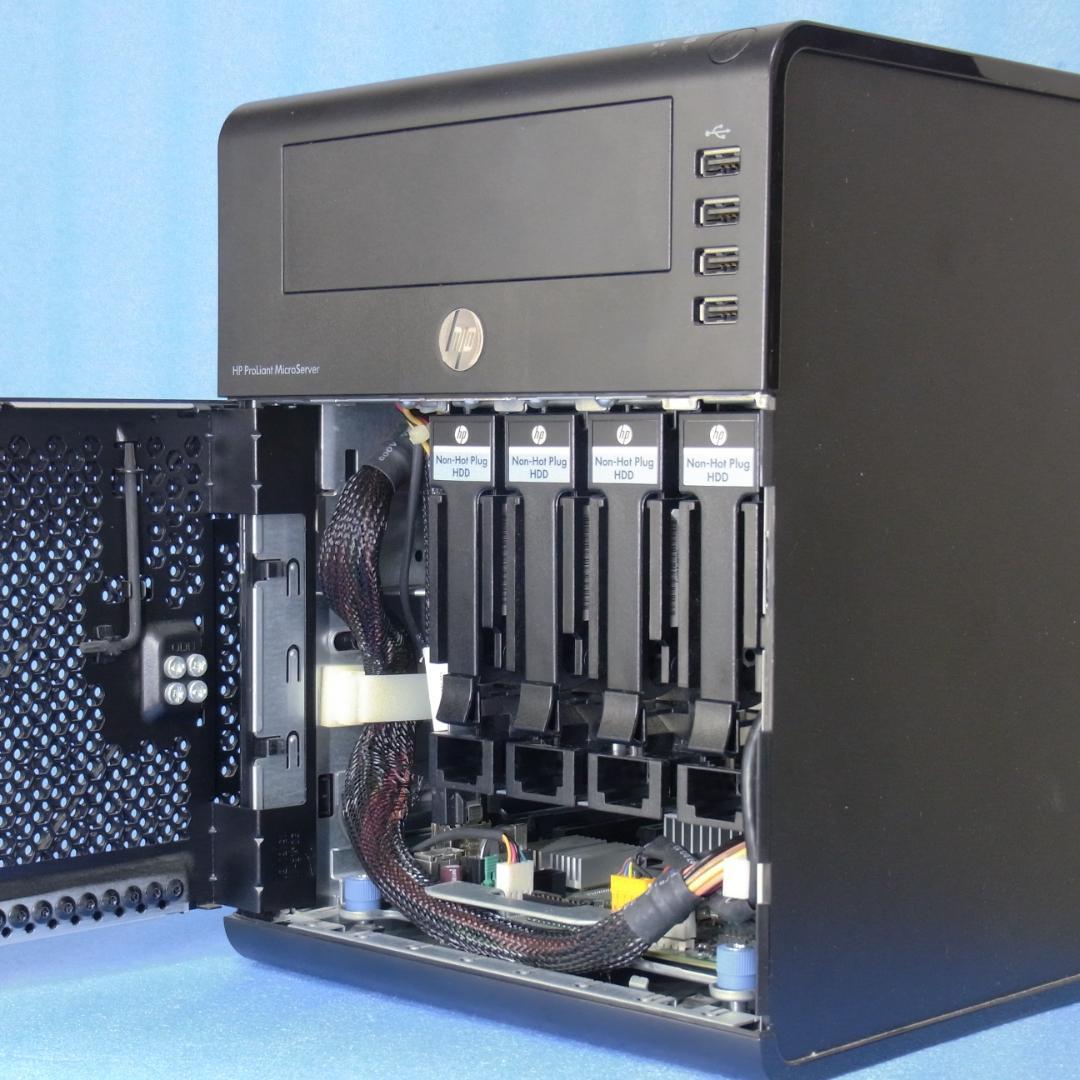【美品】HP ProLiant MicroServer N54L(NAS向き)