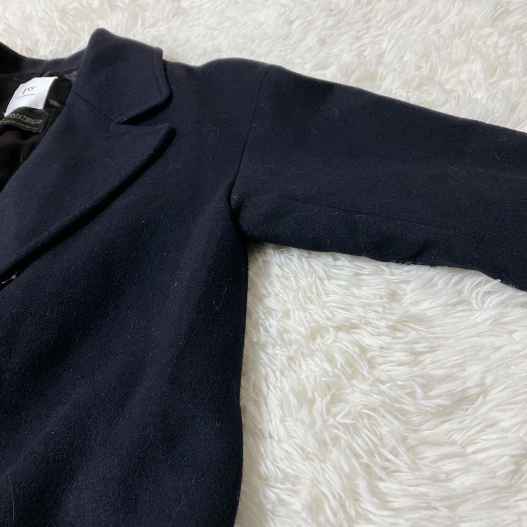 美品✨プルミエアロンディスモン×マンテコ ダブルチェスターコート ウール 36