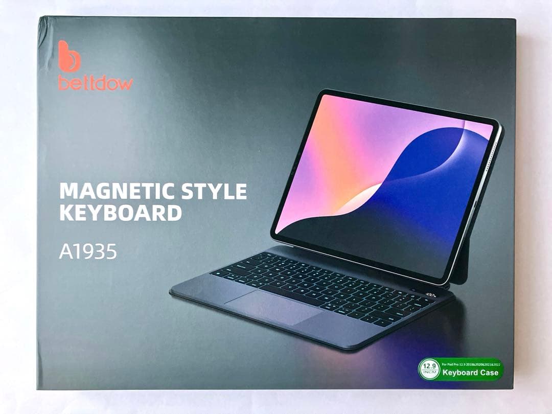 BETTDOW 新型軽量 マジックキーボード JIS配列 日本語説明書 ホワイト