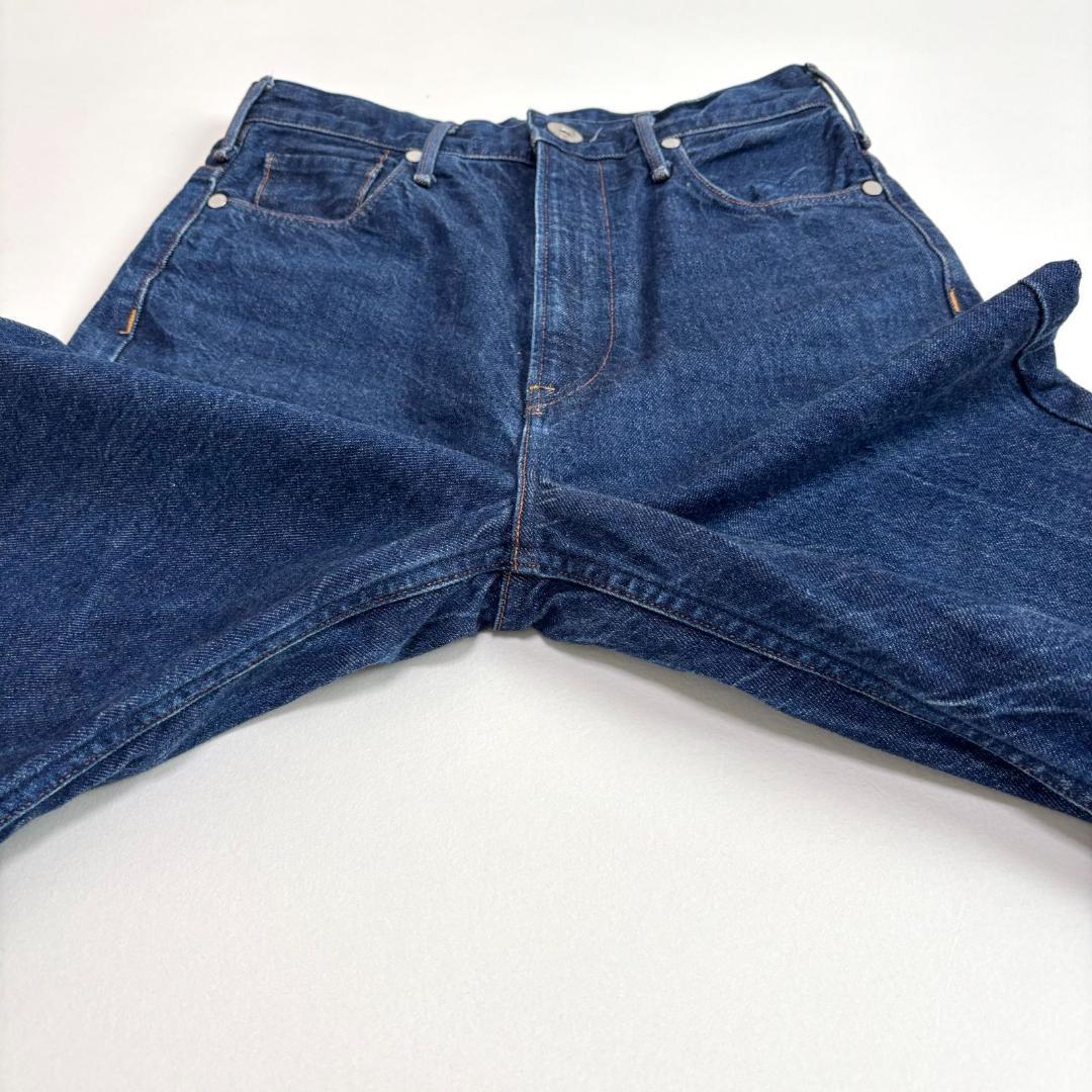 美品✨アッパーハイツ　THE NIECE デッド風 デニム　濃紺 23 ニース