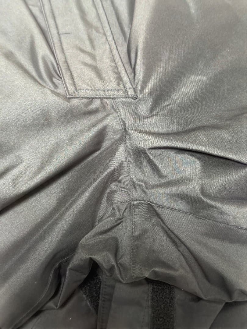 訳あり 美品 がまかつ GM-3083 フィッシングレインスーツ ブラック