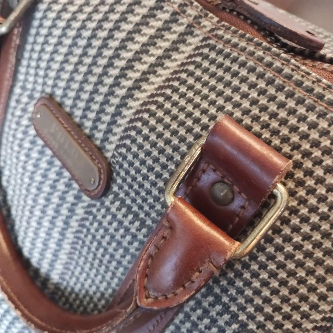 Polo Ralph Lauren チェック柄ボストンバッグ　ビンテージ