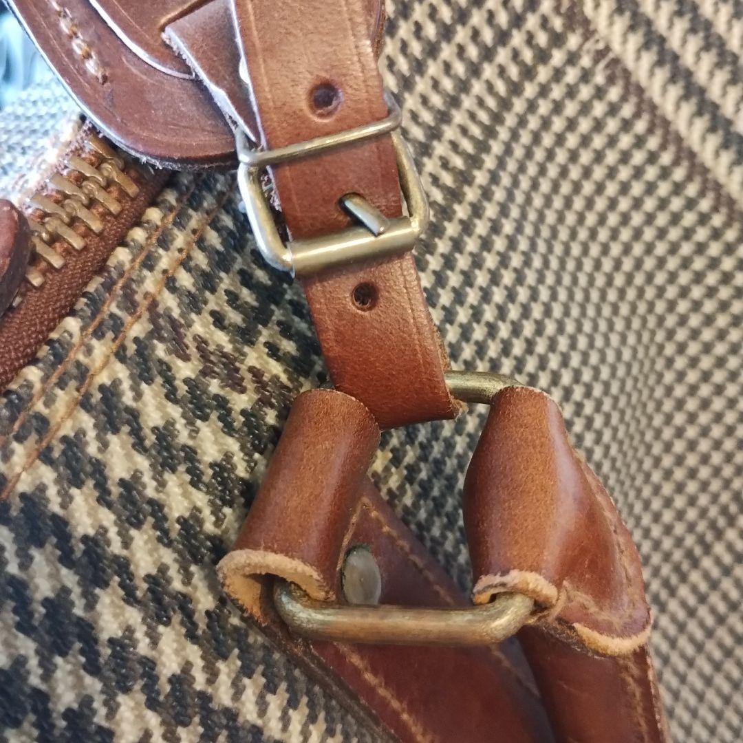Polo Ralph Lauren チェック柄ボストンバッグ　ビンテージ