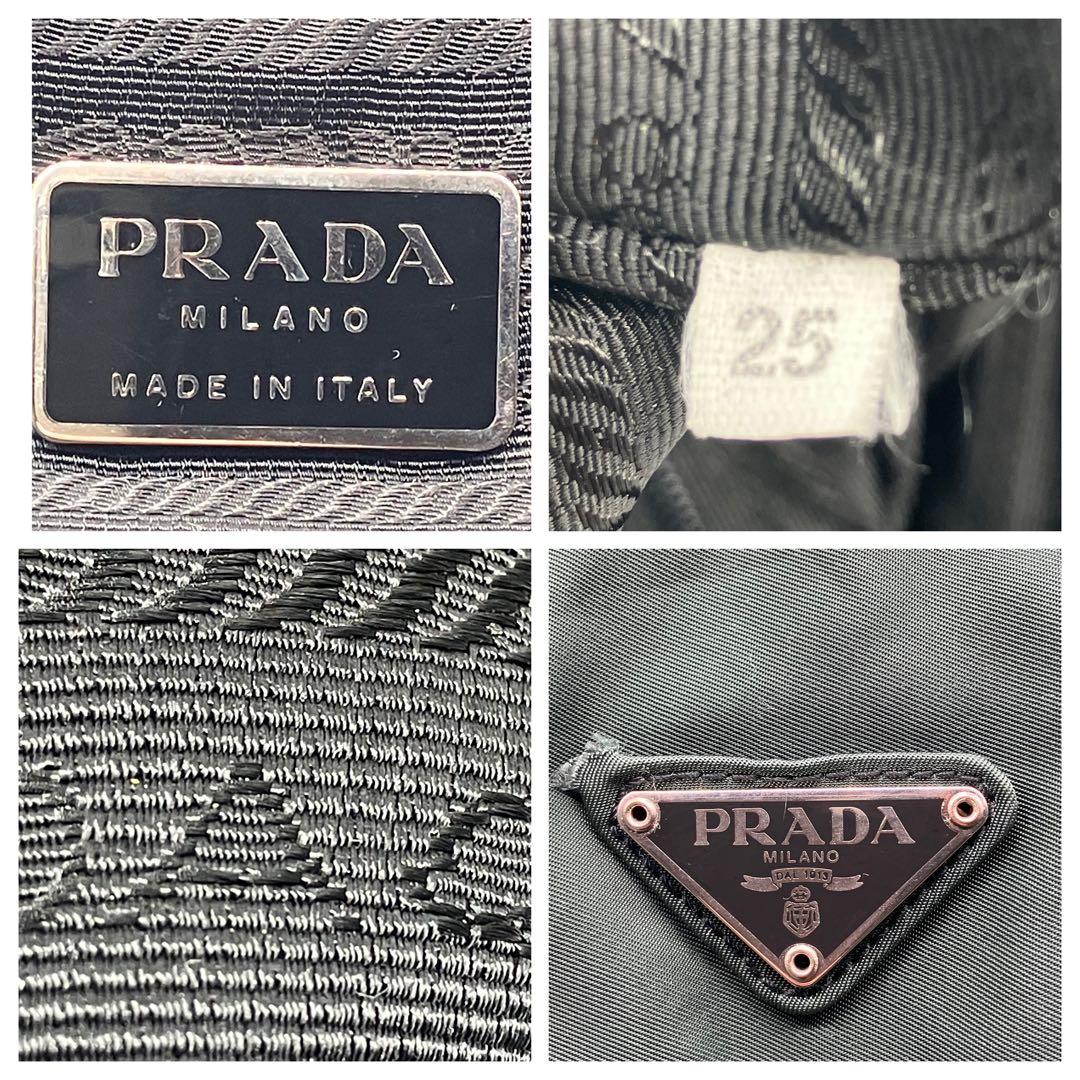 プラダ　ナイロン　メッセンジャーバッグ　三角プレート