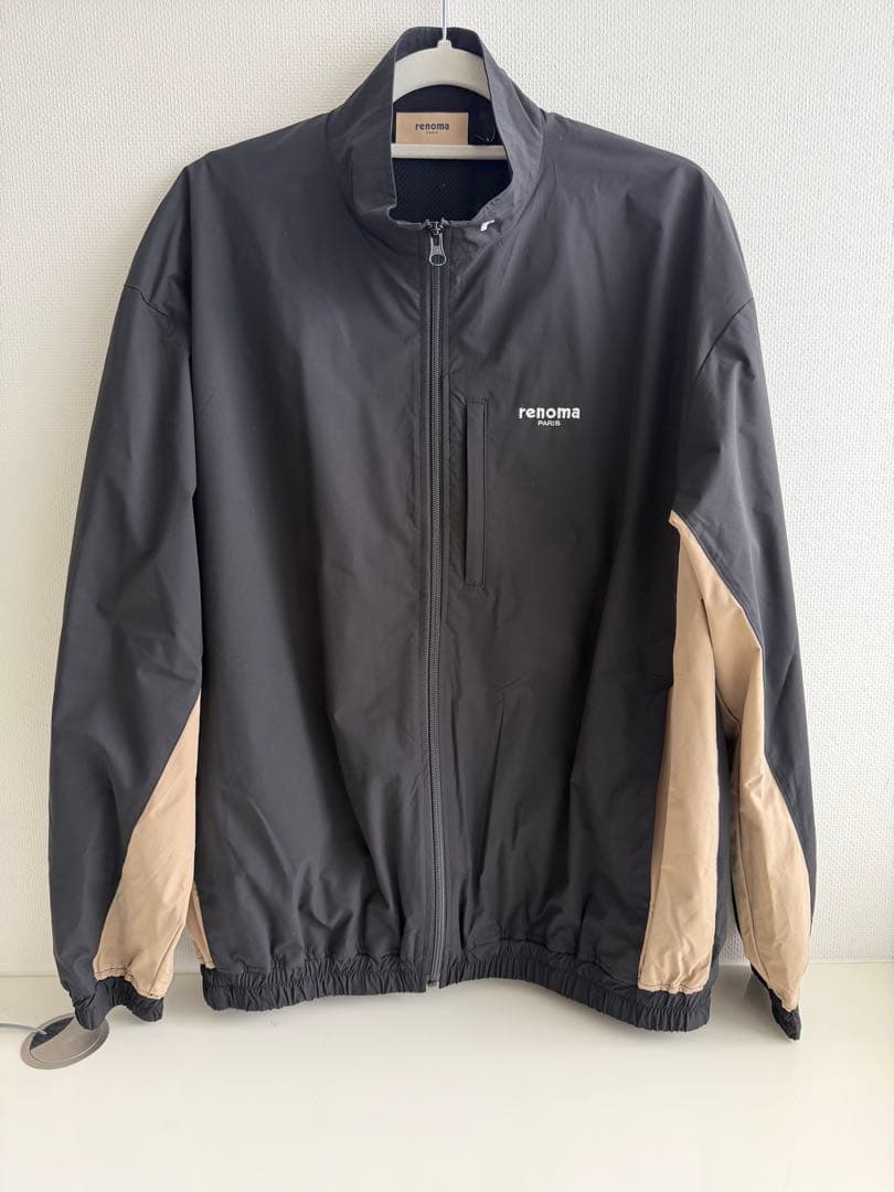 renoma ゴルフジャケット 黒/ベージュ