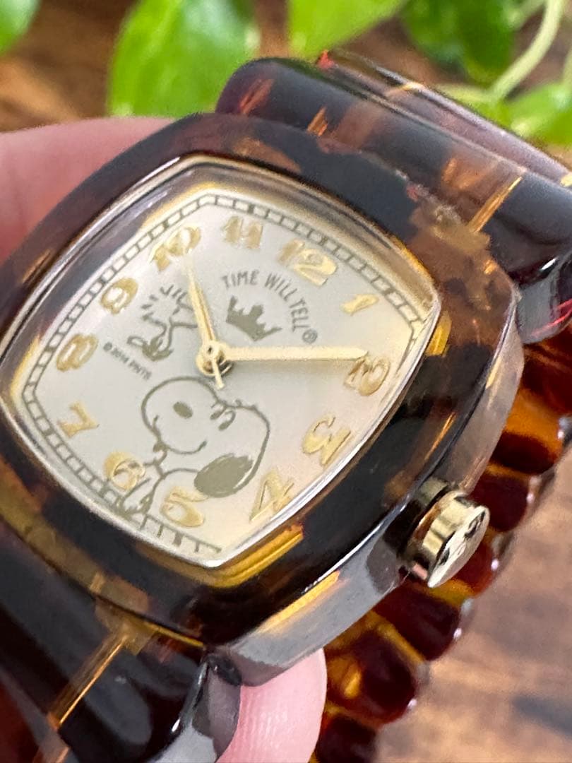 Time Will Tell NEWYORK スヌーピー 腕時計