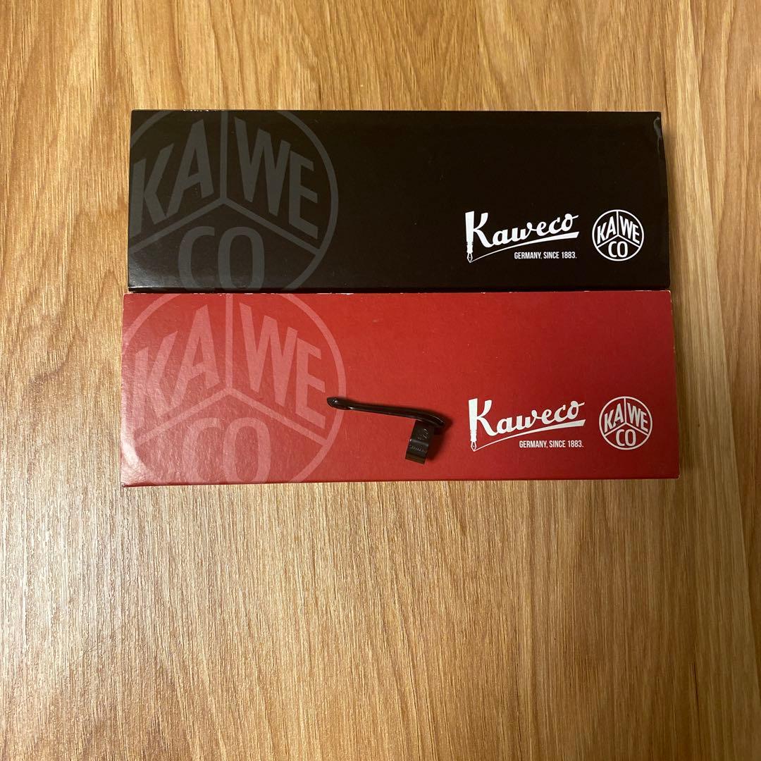 カヴェコスペシャルシャーペン0.9（黒）カヴェコスペシャル（赤）0.5とクリップ