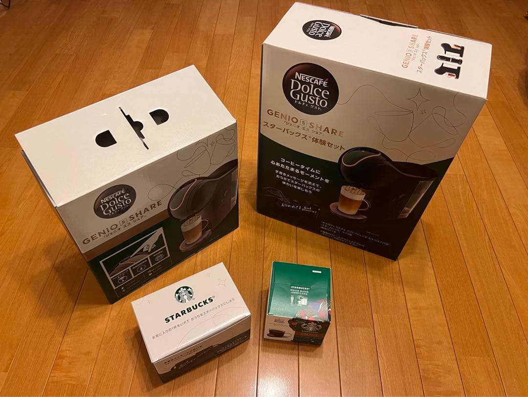 ネスカフェ ドルチェグスト ジェニオ エス シェア スターバックス専用カプセル付