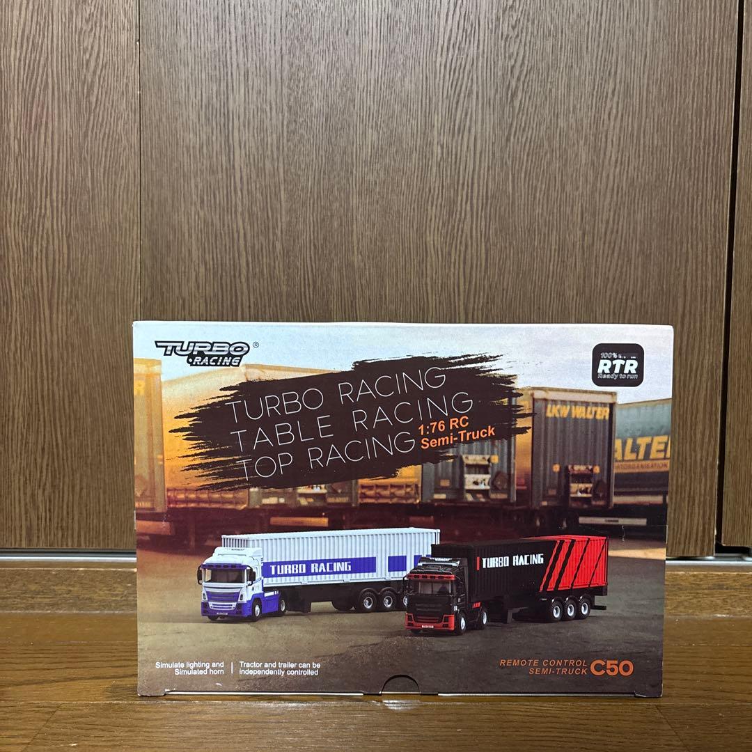 【新品未使用】turbo racing 1/76 c50 セミトレーラー