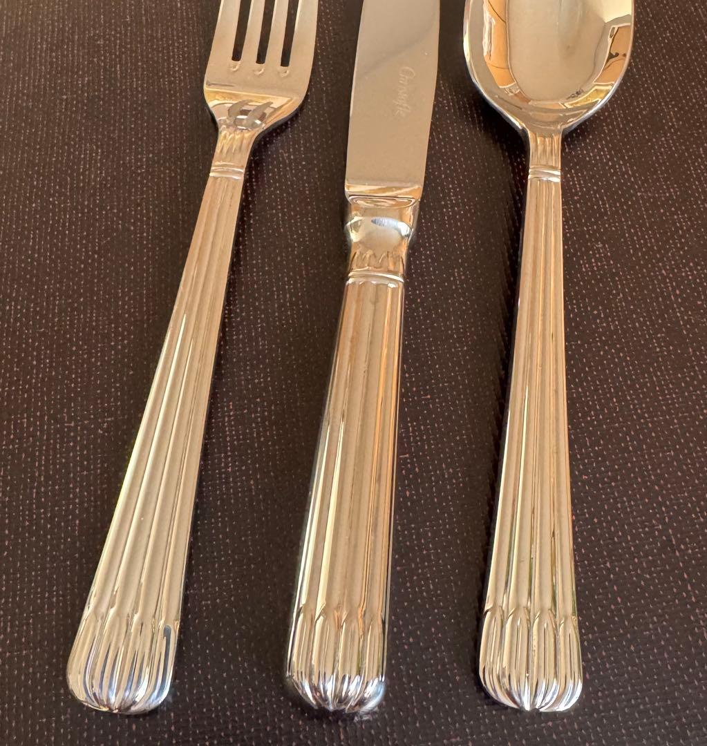 Christofle クリストフル オシリス 3本セット ステンレス ②