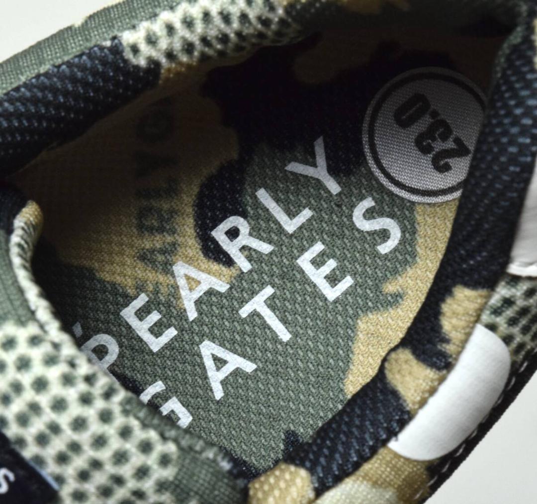 未使用3.5万 パーリーゲイツ ゴルフシューズ 23 迷彩 ドット カモフラ