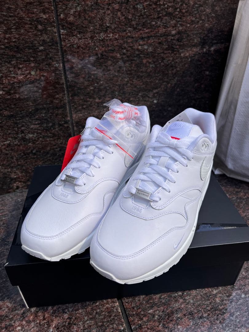 スケートボード Supreme Nike Air Max 1 White 29.5