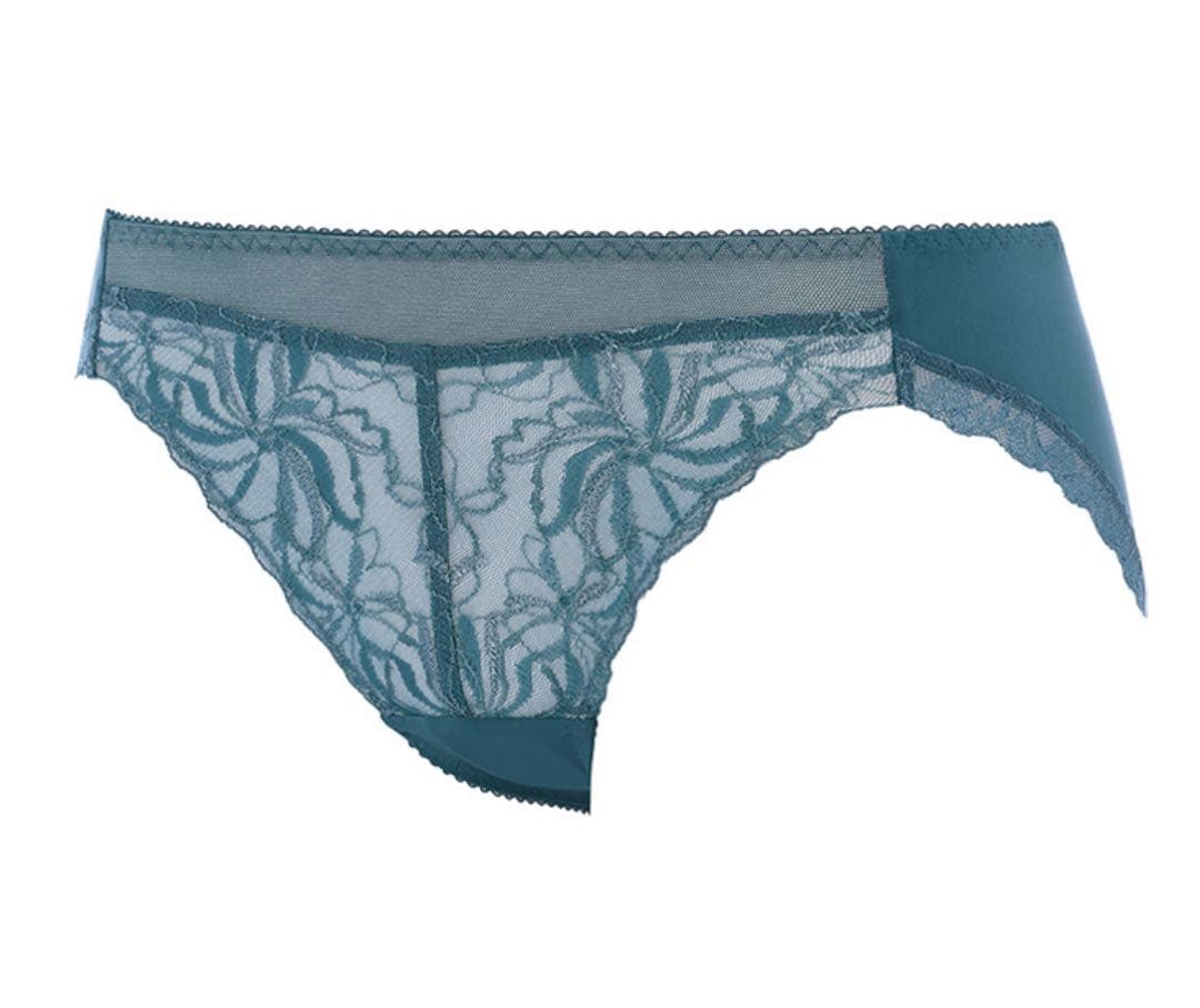 D75L 天使のブラ スリムライン582 ブラ＆ショーツ Green