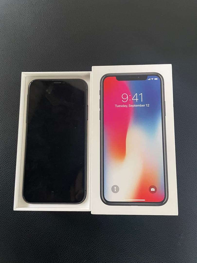 Apple iphone X 64g ※液晶乱れあり
