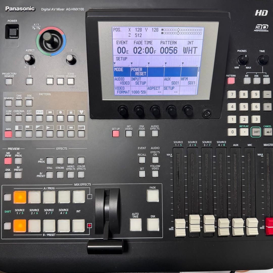 Panasonic　AG-HMX100　デジタルAVミキサー　動作品