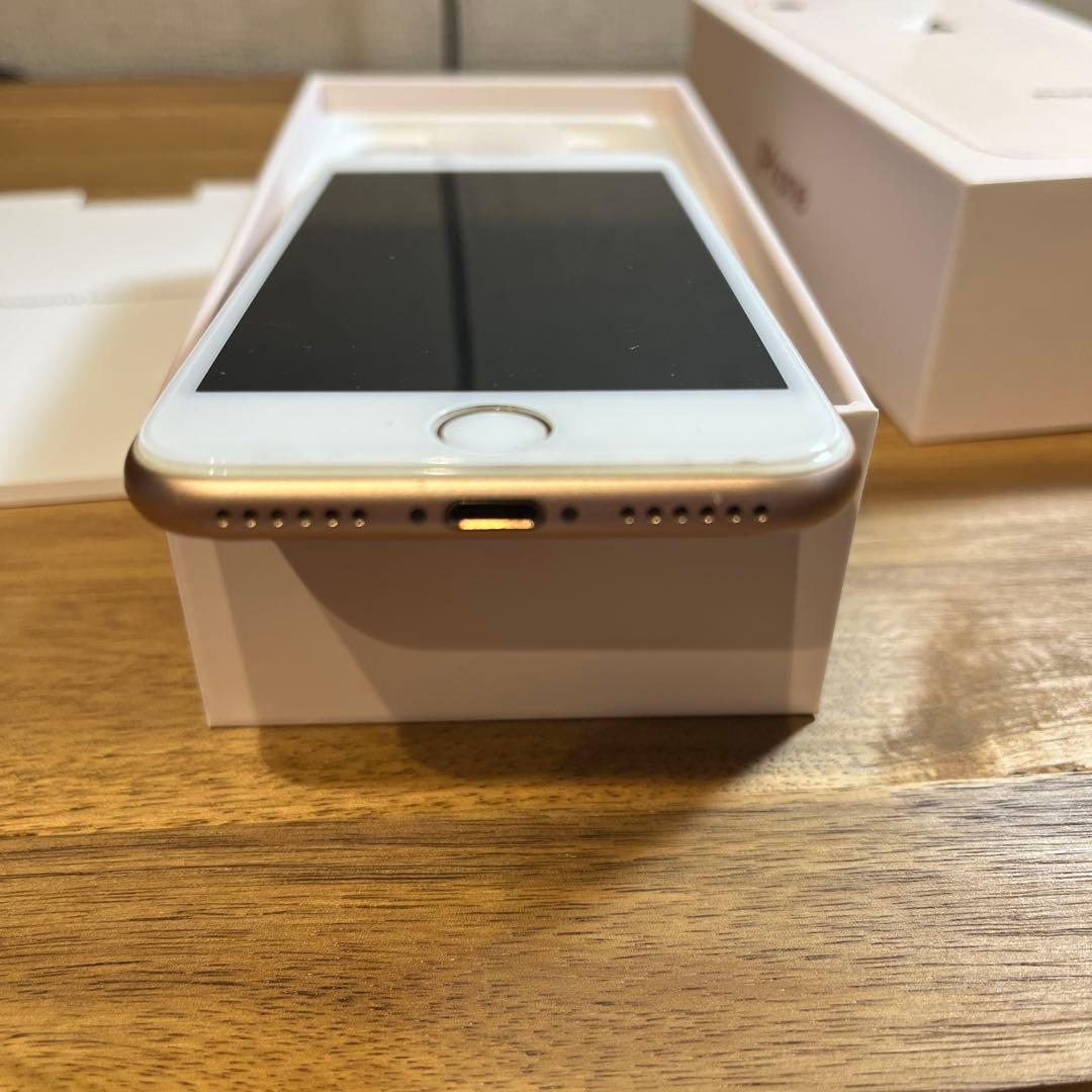 美品　iPhone 8 64GB ローズゴールド 本体　イヤホン　最大容量96%
