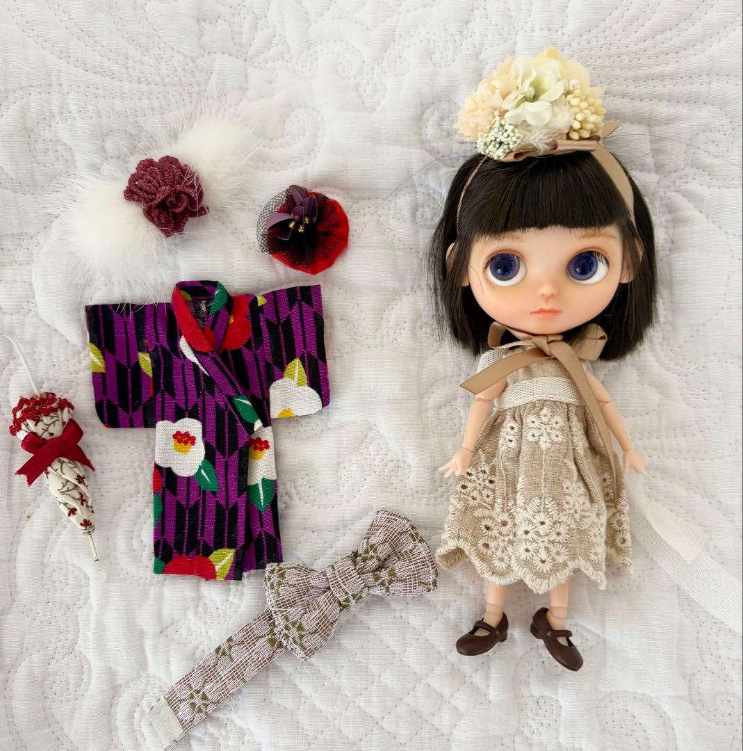 ドール衣装セット 着物とドレス付き