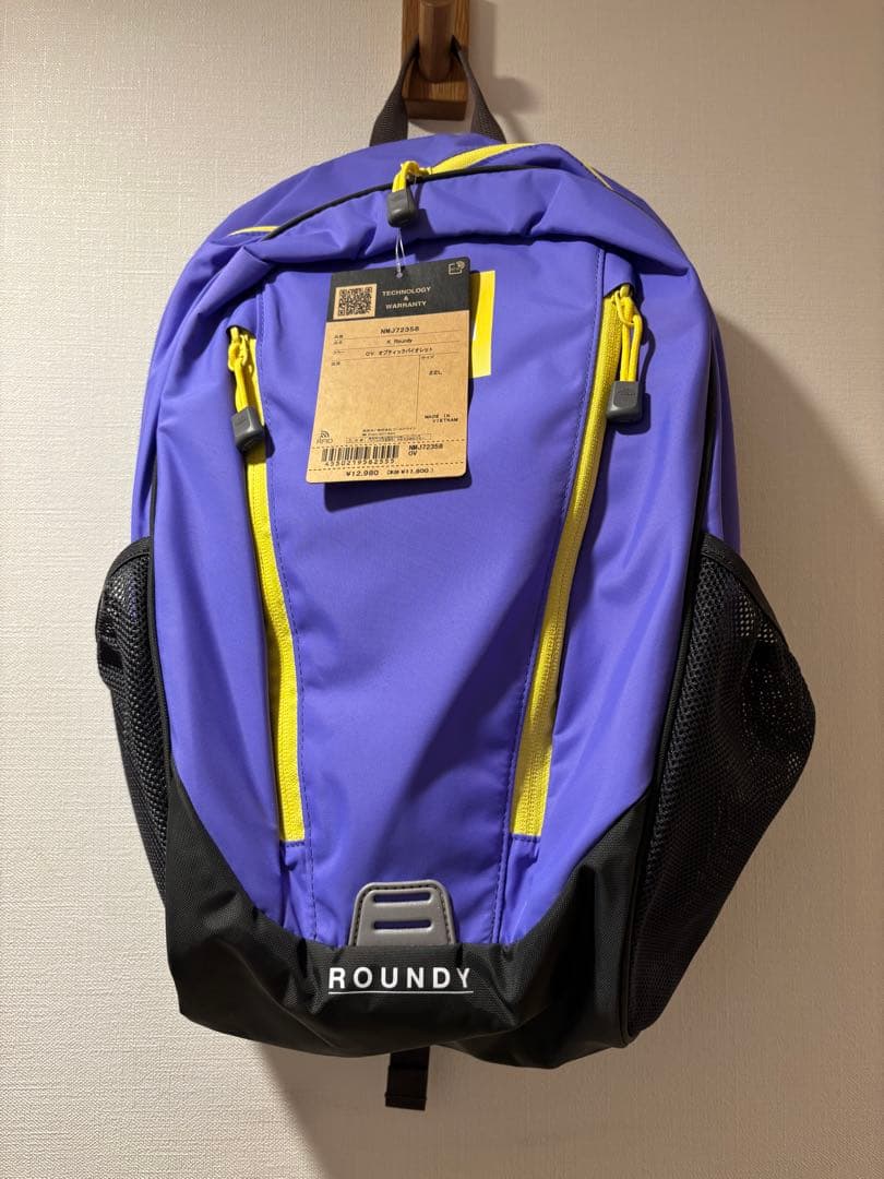新品未使用タグ付きノースフェイス　ラウンディ　キッズ　リュック　22L
