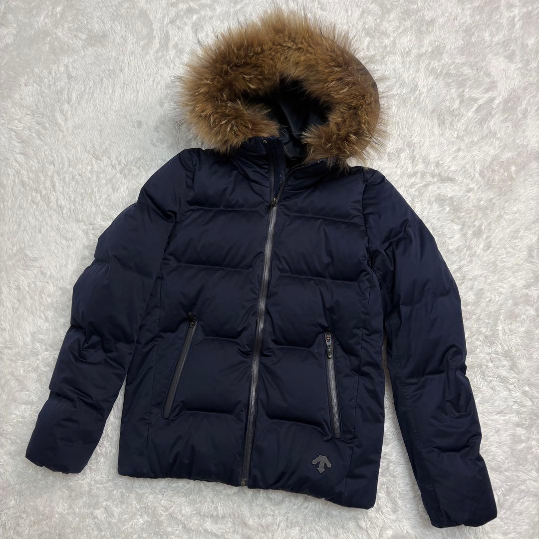 2*読様 防*a様 【機能性】水沢DOWN デサント ダウン ラクーンファー